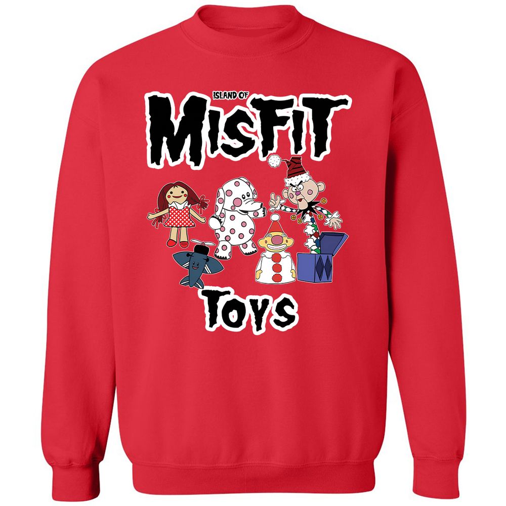 Classic Unisex Sweatshirt - 9GKJDY4R - Red - 5