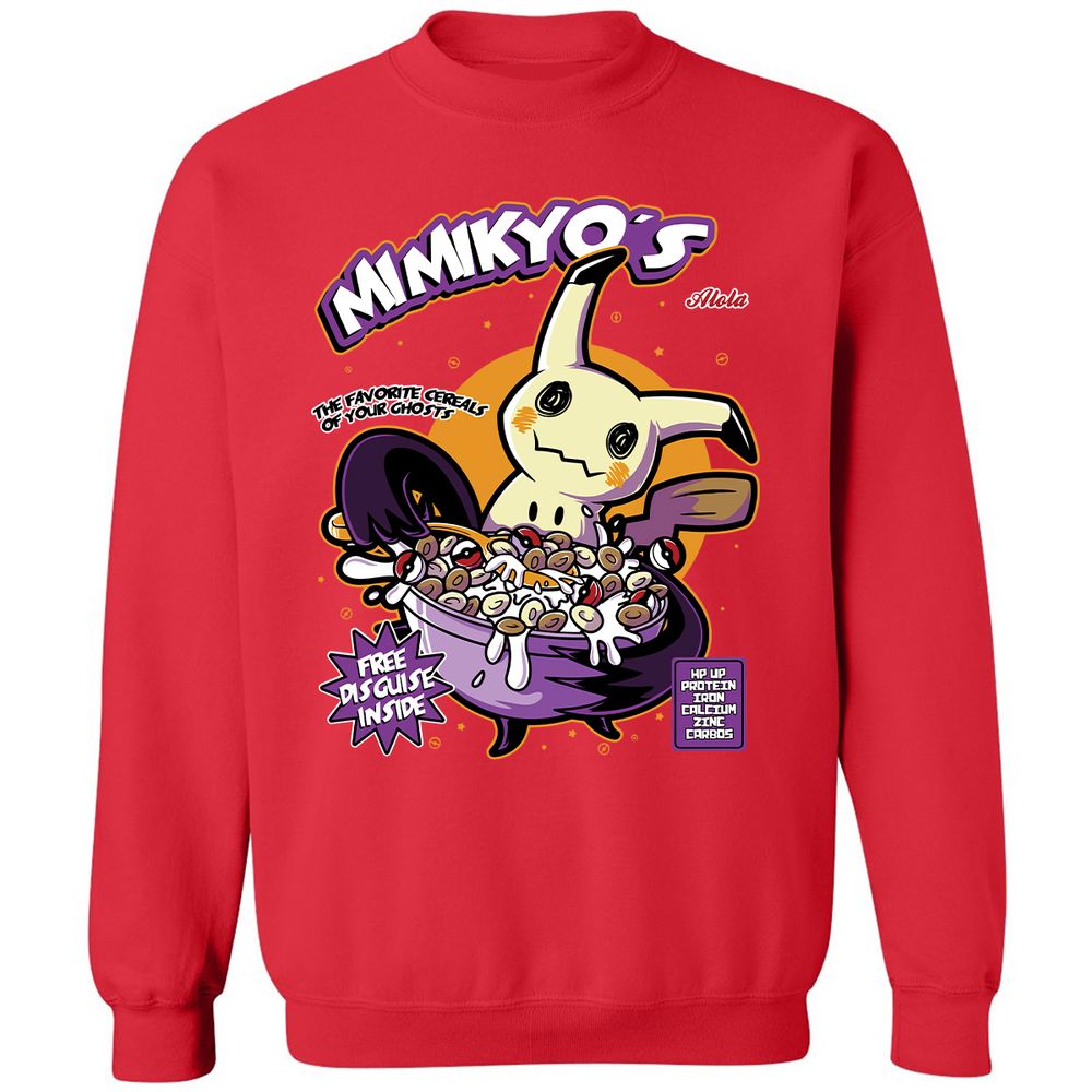 Classic Unisex Sweatshirt - YPD61UQ8 - Red - 5