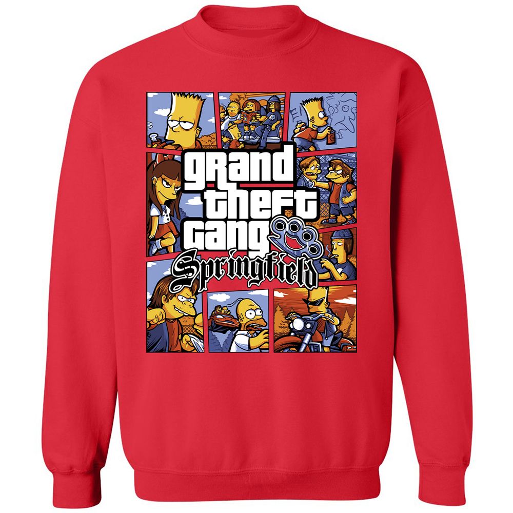 Classic Unisex Sweatshirt - 2F1YMYXG - Red - 5