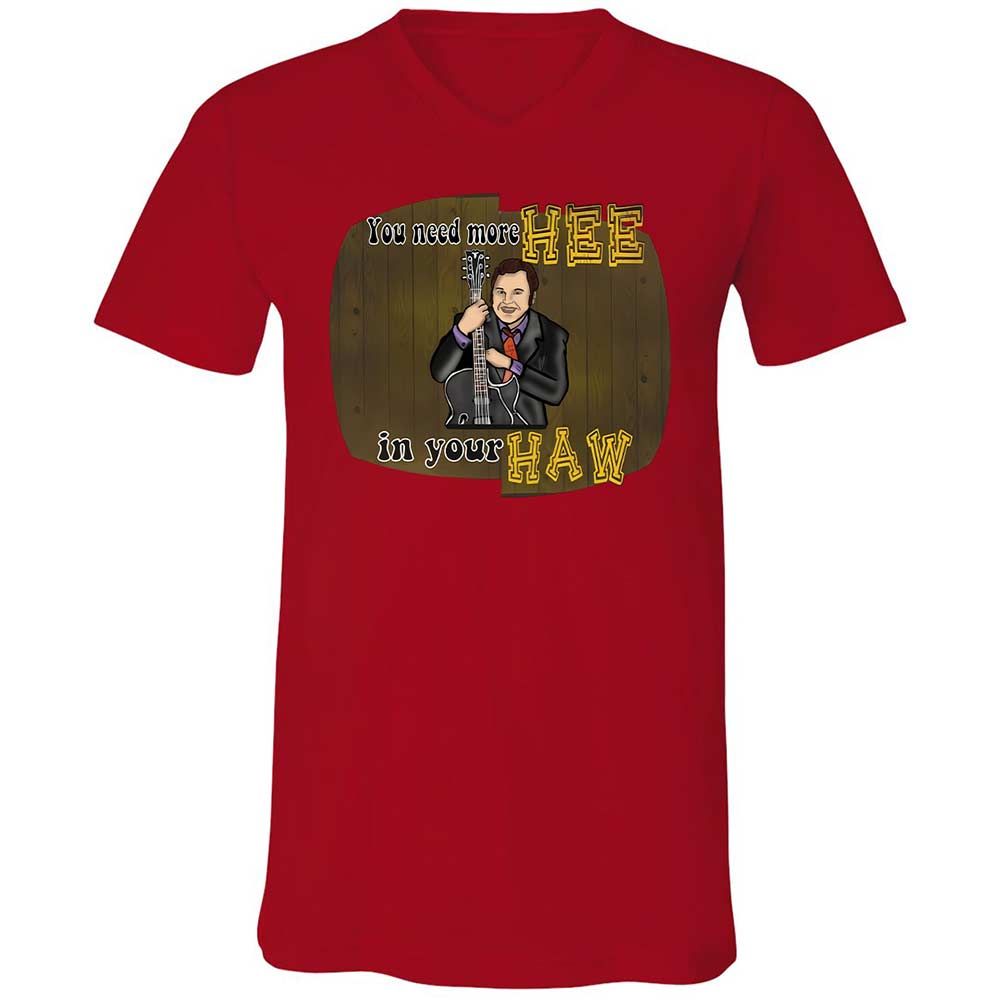 Unisex V-Neck T-Shirt - 3YR5NY3S - Red - 5