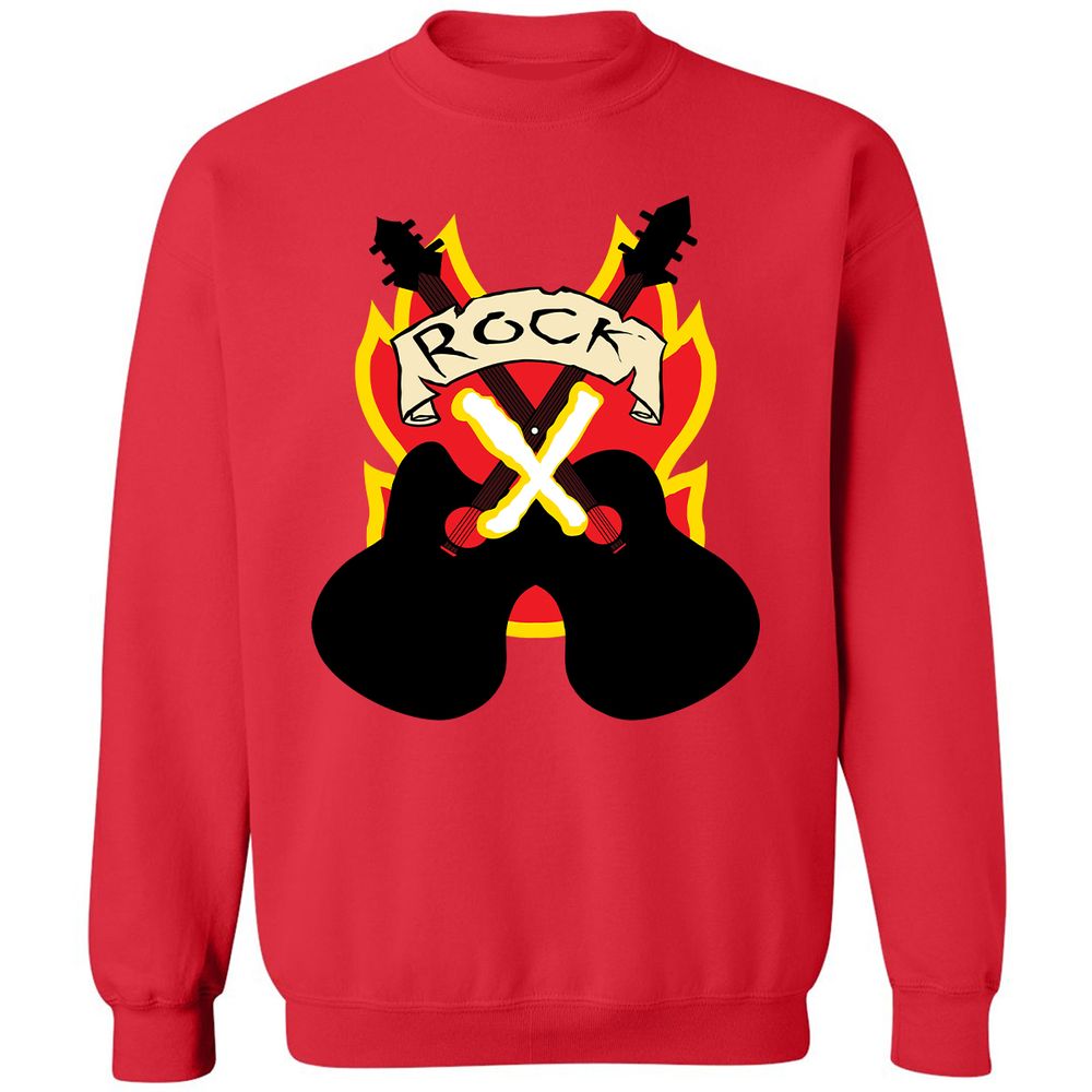 Classic Unisex Sweatshirt - Z8SCZFPV - Red - 5