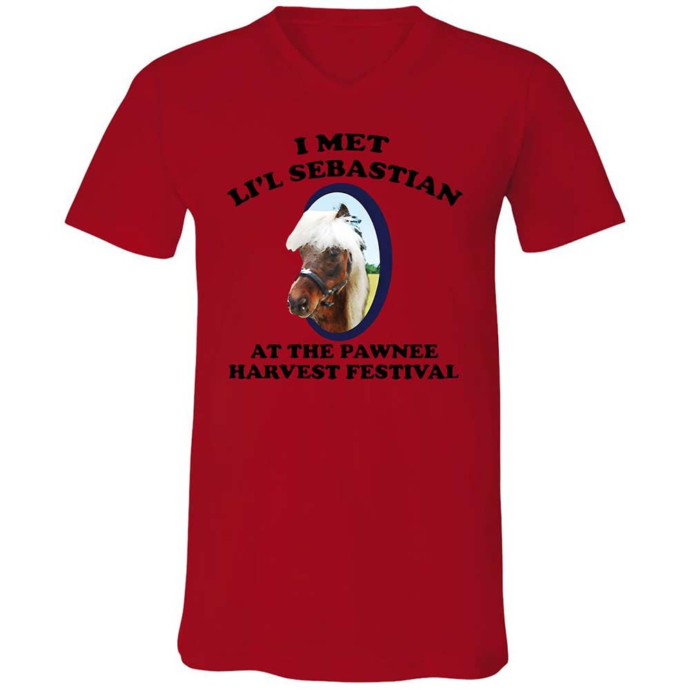 Unisex V-Neck T-Shirt - 8Z1V2HKT - Red - 5