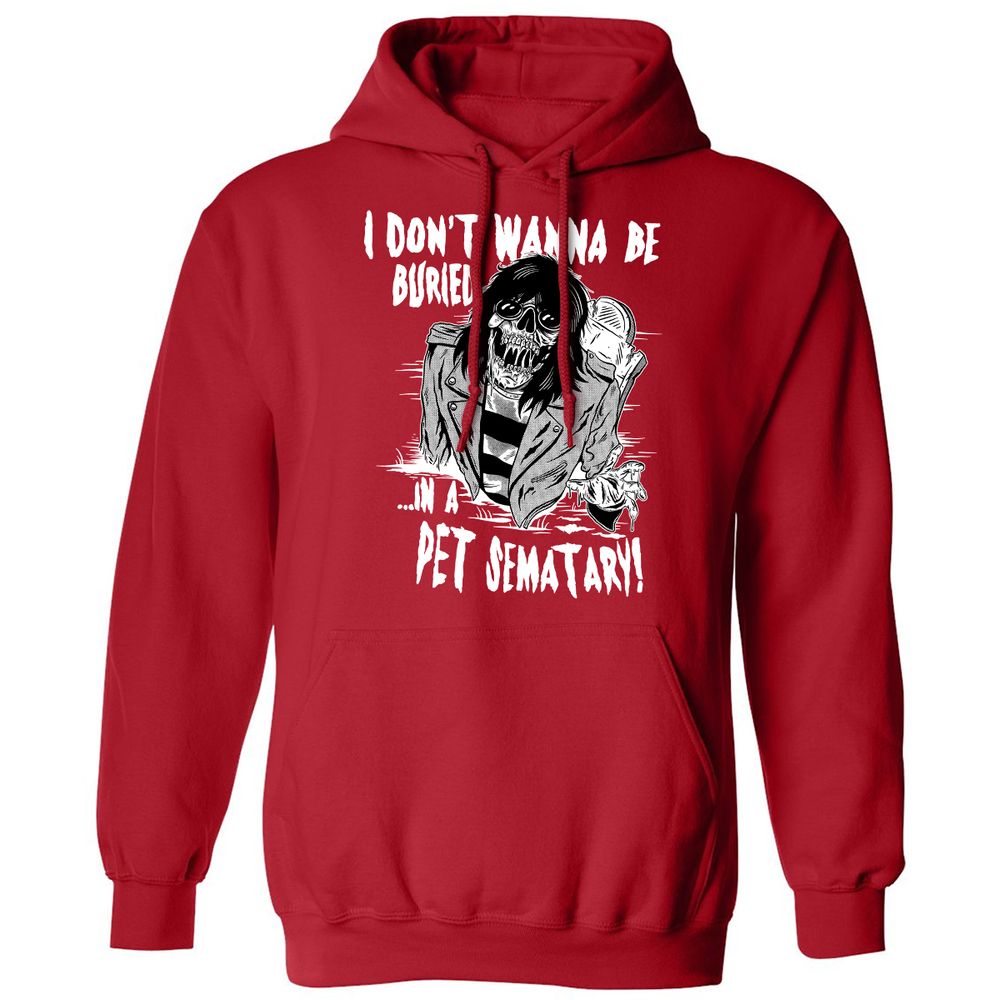 Classic Unisex Hoodie - H62FE9YY - Red - 5