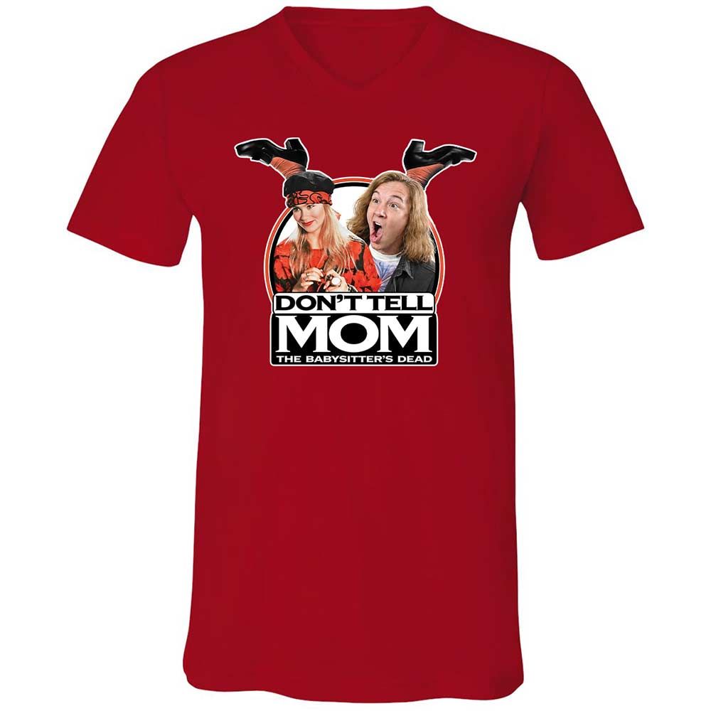 Unisex V-Neck T-Shirt - Y8FFP8QR - Red - 5