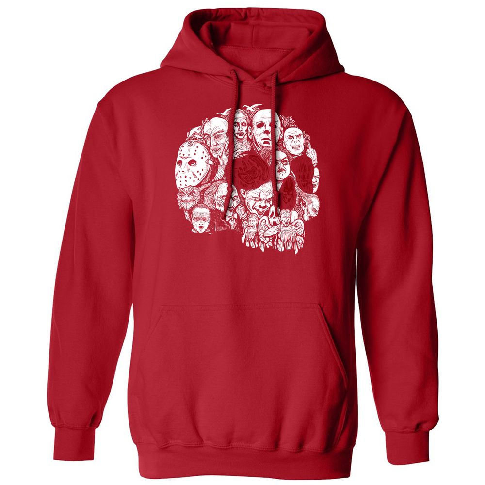 Classic Unisex Hoodie - P2DHEQGC - Red - 5
