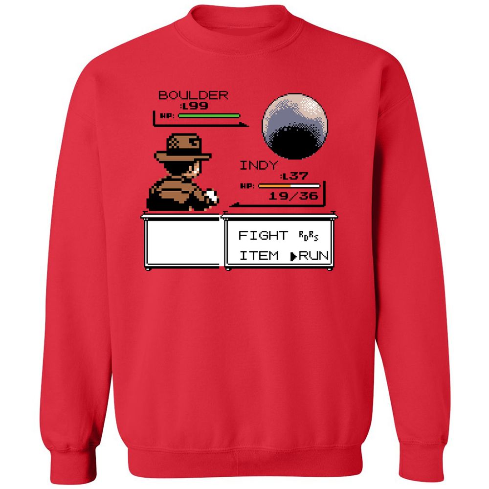 Classic Unisex Sweatshirt - T9DLN2XT - Red - 5
