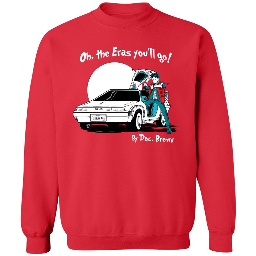 Classic Unisex Sweatshirt - FGRLWQ7C - Red - 5
