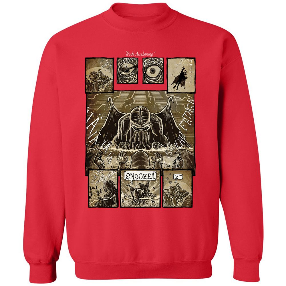 Classic Unisex Sweatshirt - 7L1XHP38 - Red - 5