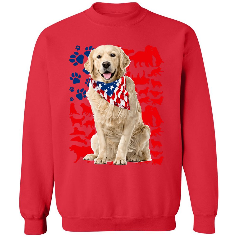 Classic Unisex Sweatshirt - ZFGWGPPH - Red - 5