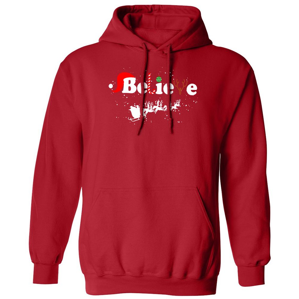 Classic Unisex Hoodie - YKDM33TZ - Red - 5