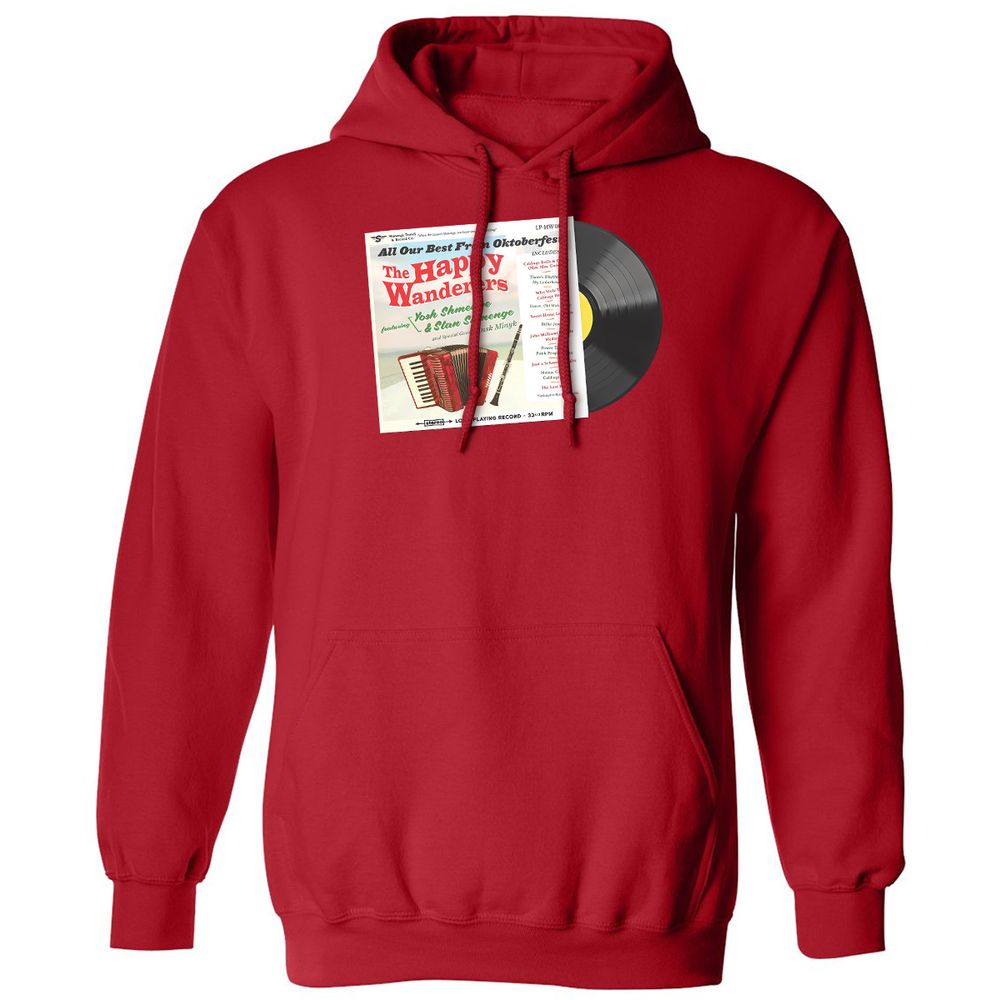 Classic Unisex Hoodie - 81Z9VM18 - Red - 5
