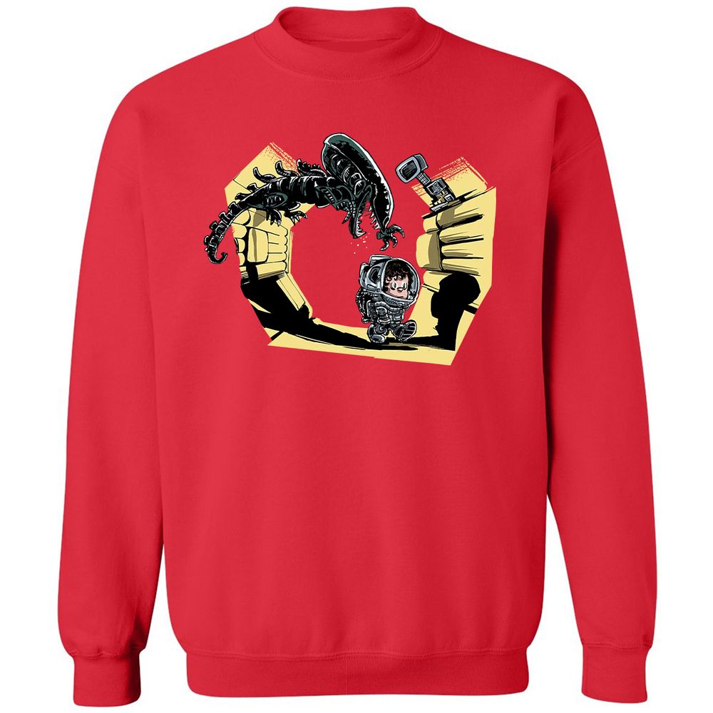 Classic Unisex Sweatshirt - 3VYKDW1J - Red - 5