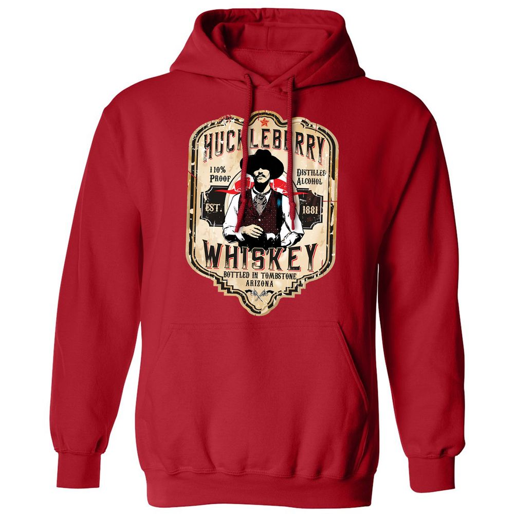 Huckleberry Whiskey Label - Red - 5