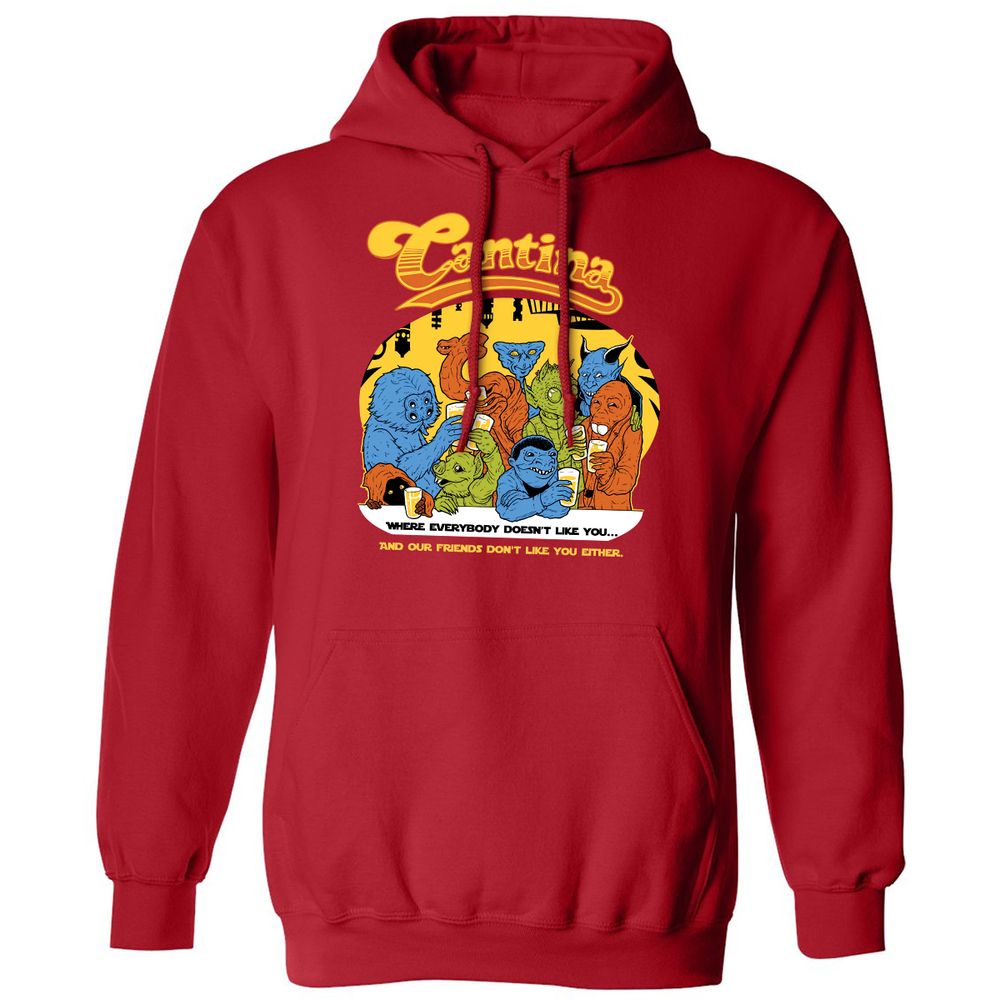 Classic Unisex Hoodie - 3ZN8FBG4 - Red - 5