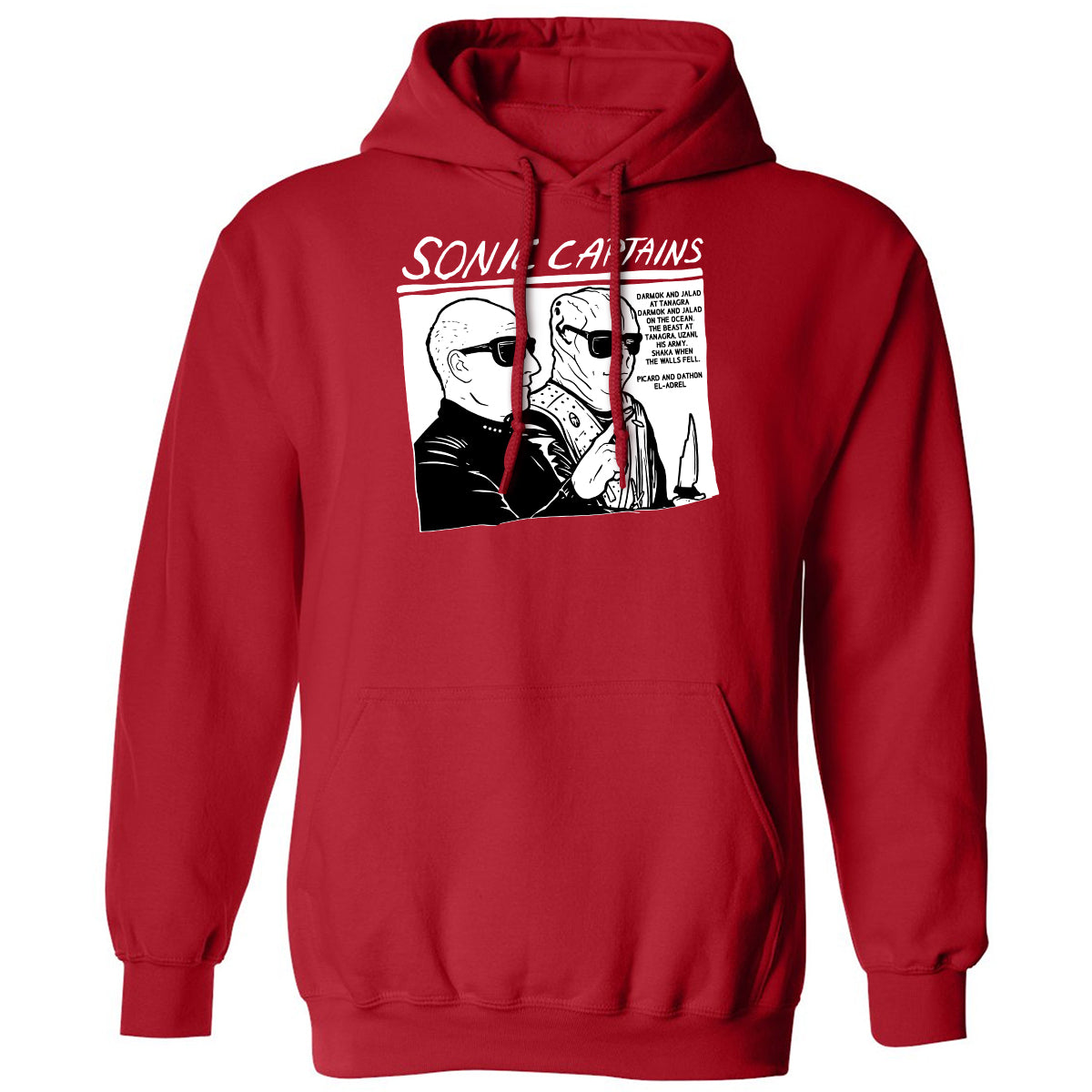 Classic Unisex Hoodie - 6TRR2KCD - Red - 5