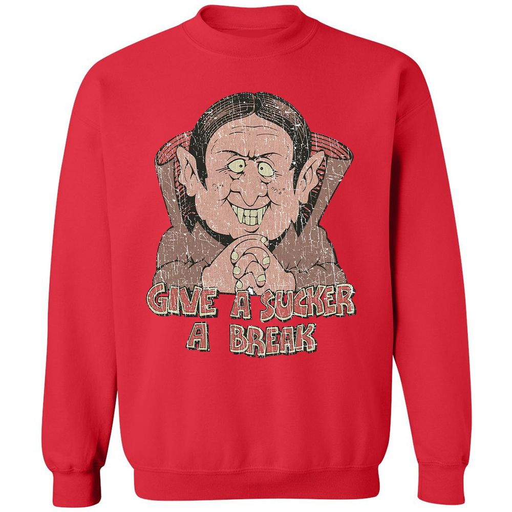 Classic Unisex Sweatshirt - T5J6CASQ - Red - 5