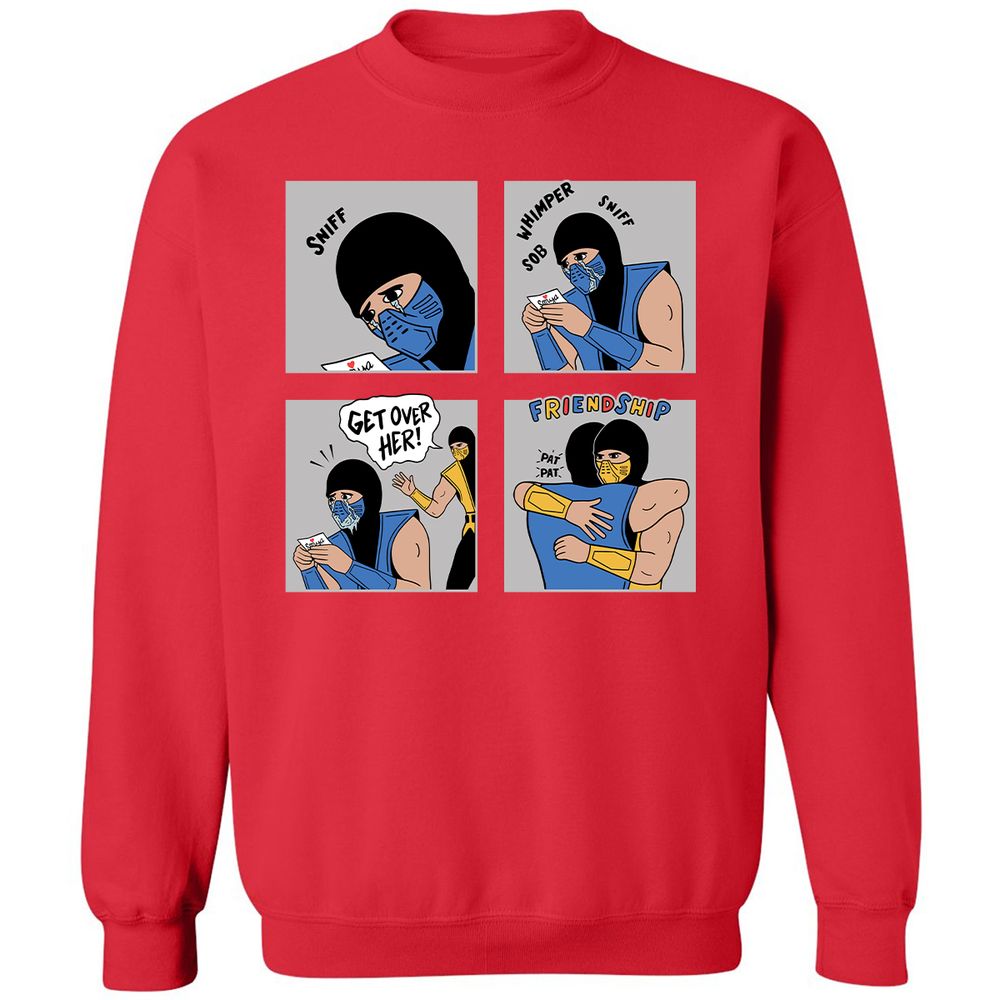 Classic Unisex Sweatshirt - 6CE16WJL - Red - 5