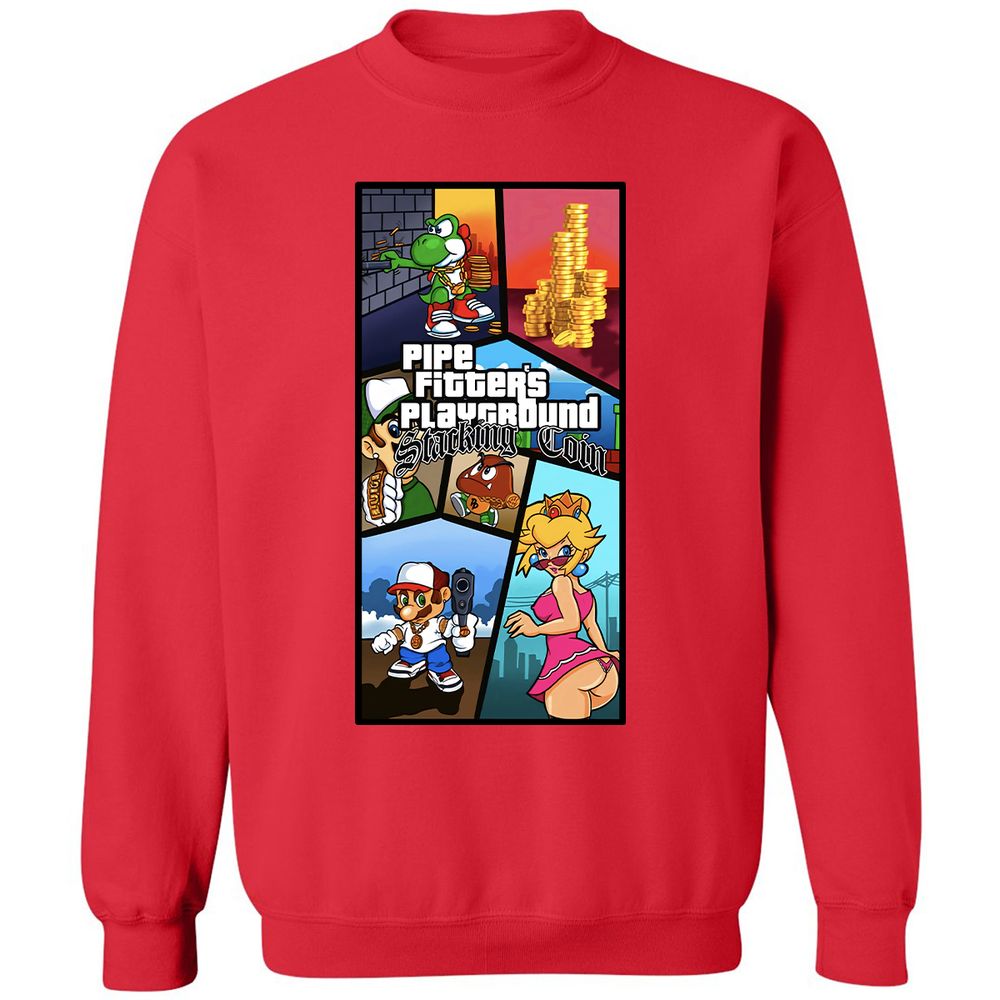 Classic Unisex Sweatshirt - YYBRFW8L - Red - 5
