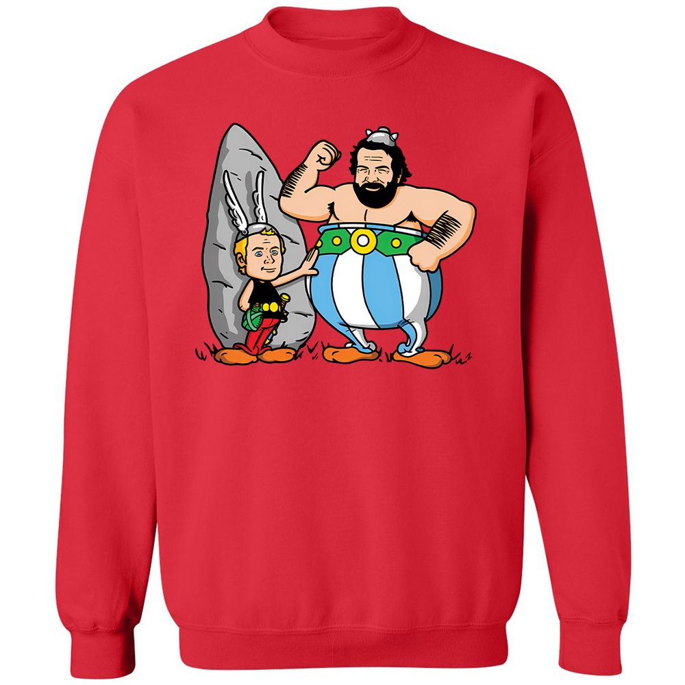 Classic Unisex Sweatshirt - QB6QDHSQ - Red - 5