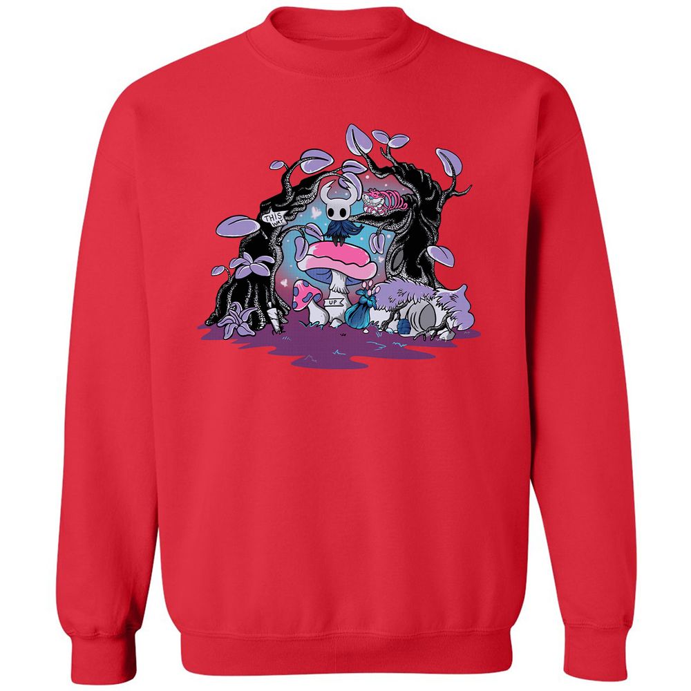Classic Unisex Sweatshirt - R7AK8T3S - Red - 5