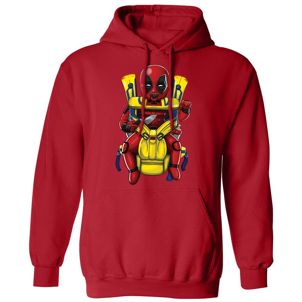 Classic Unisex Hoodie - XWWC1UBM - Red - 5