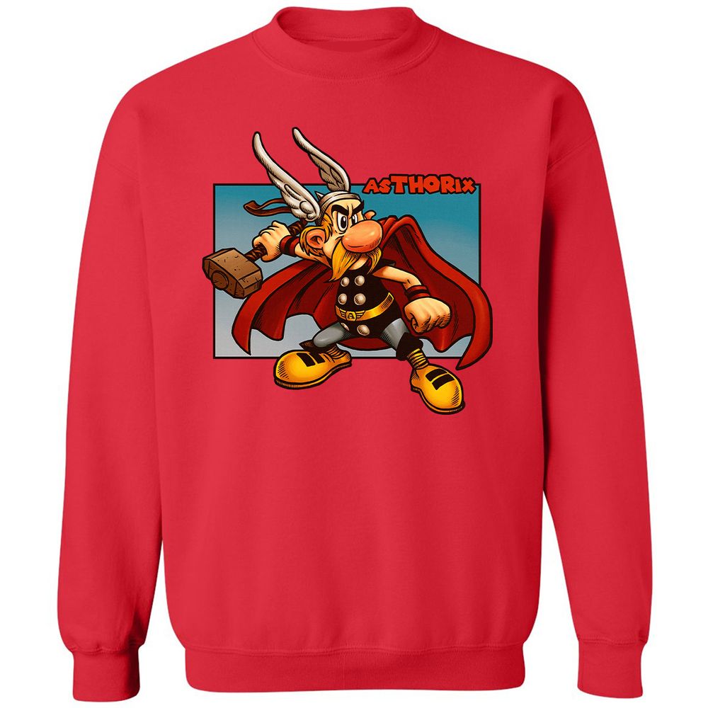 Classic Unisex Sweatshirt - LKJTVGS6 - Red - 5
