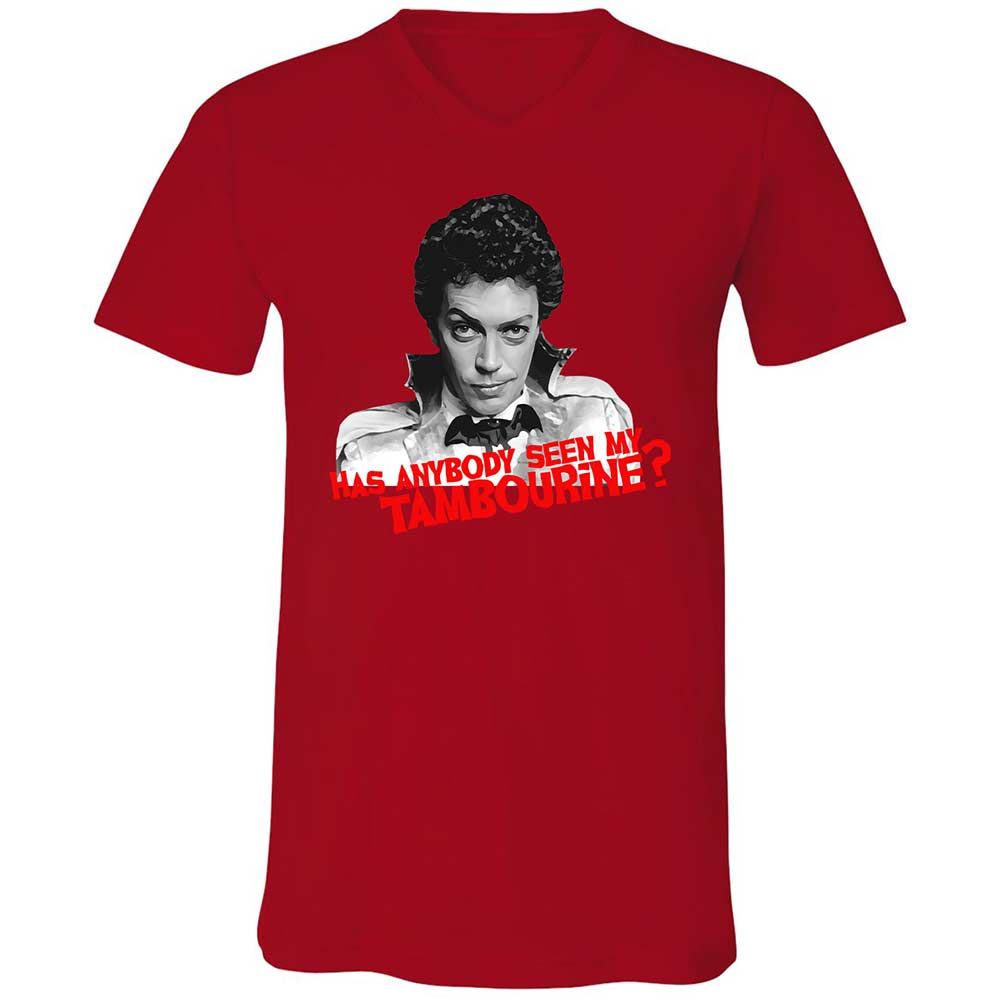 Unisex V-Neck T-Shirt - PD4KQ483 - Red - 5