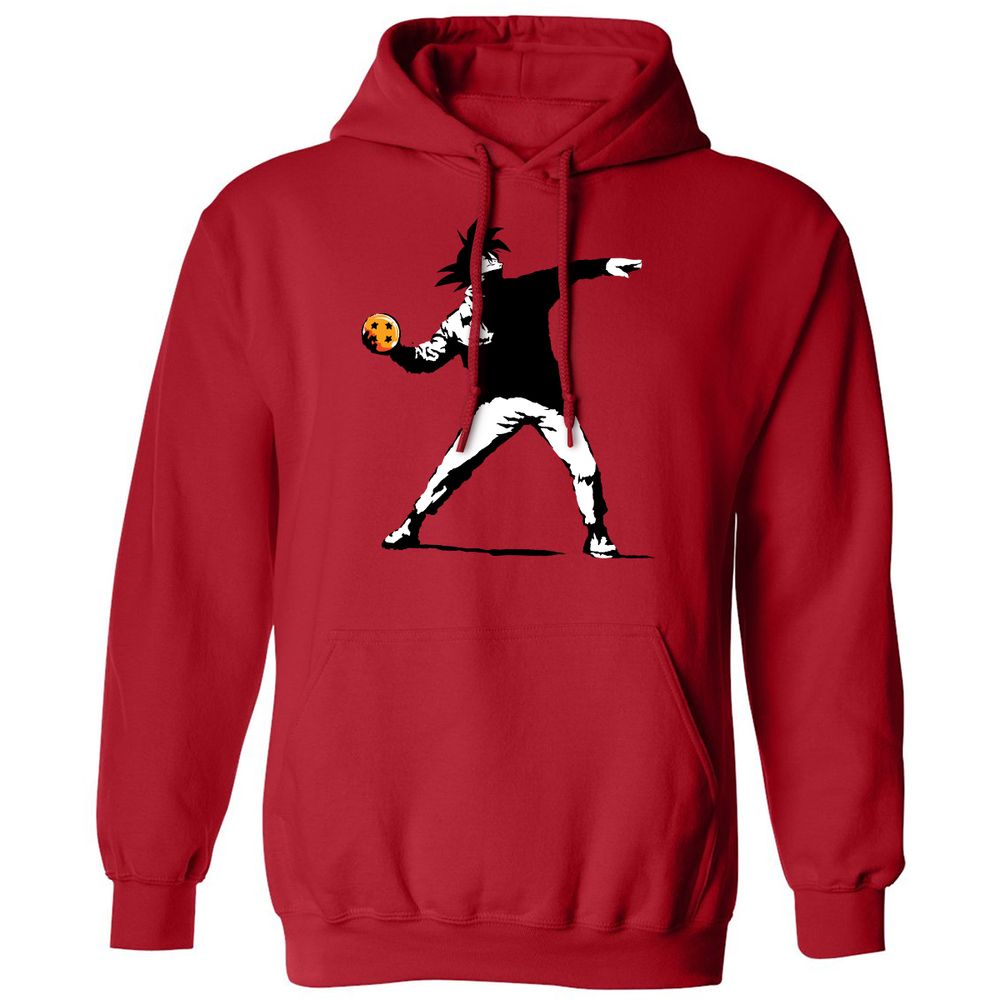 Classic Unisex Hoodie - RA7H57FW - Red - 5
