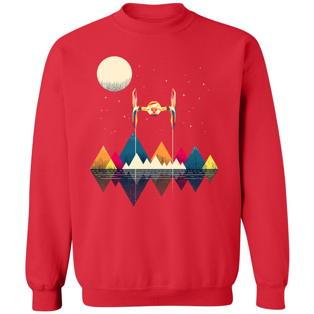 Classic Unisex Sweatshirt - PTENLQ4R - Red - 5