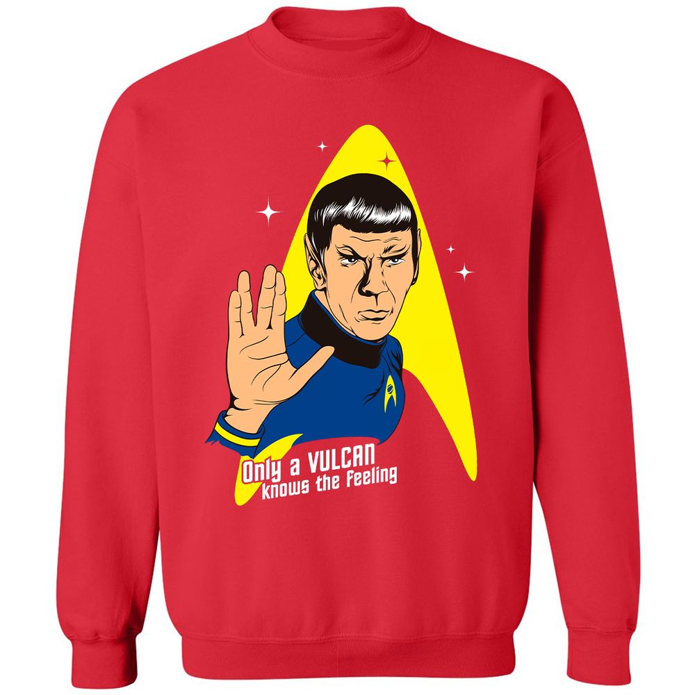 Classic Unisex Sweatshirt - 1AYX8SRU - Red - 5