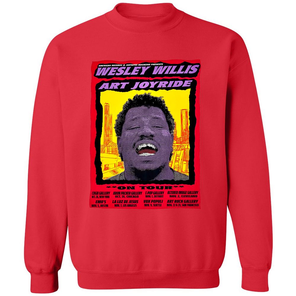 WESLEY WILLIS - ART JOYRIDE - Red - 5