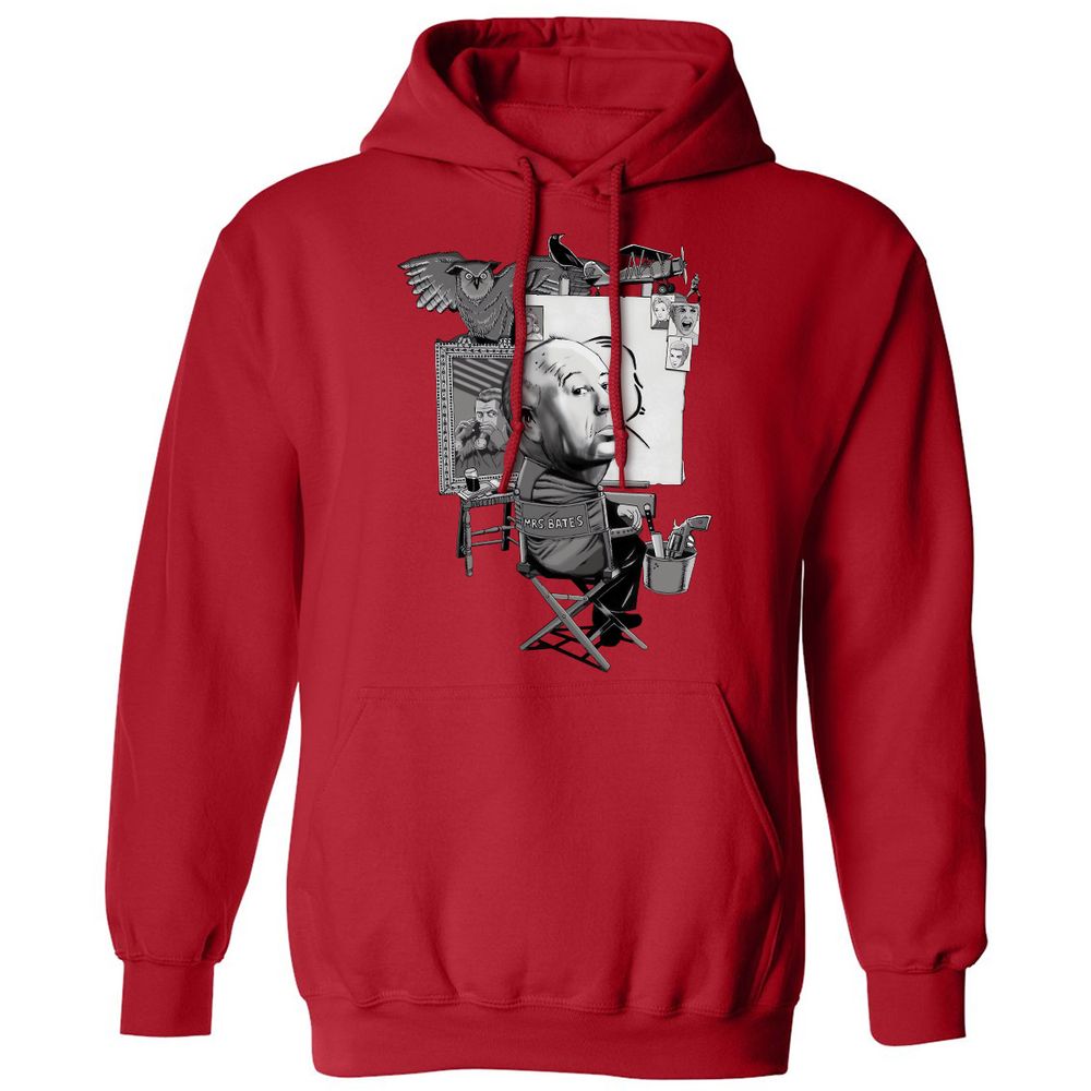 Classic Unisex Hoodie - Q36LT1MZ - Red - 5