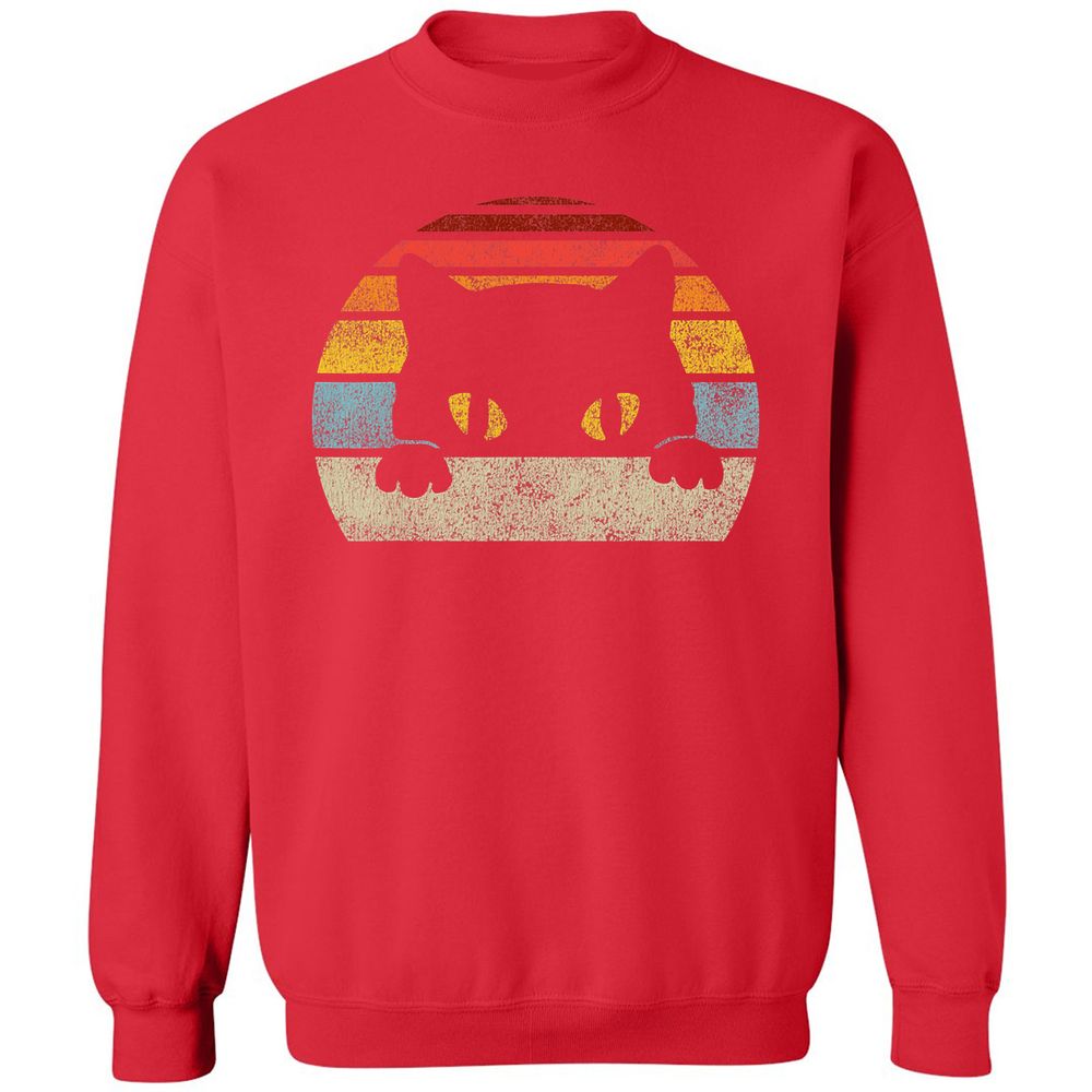 Classic Unisex Sweatshirt - 6Y9LTZCE - Red - 5