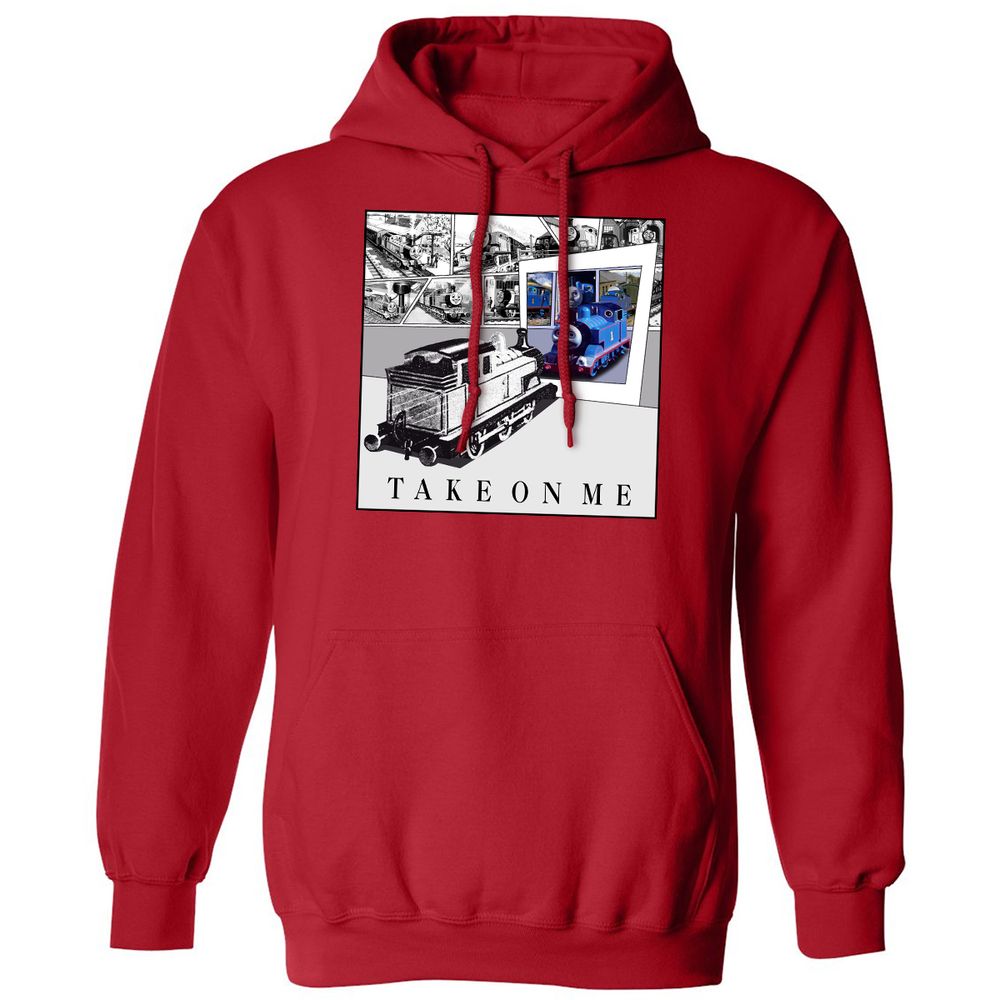 Classic Unisex Hoodie - 6T66JMGD - Red - 5