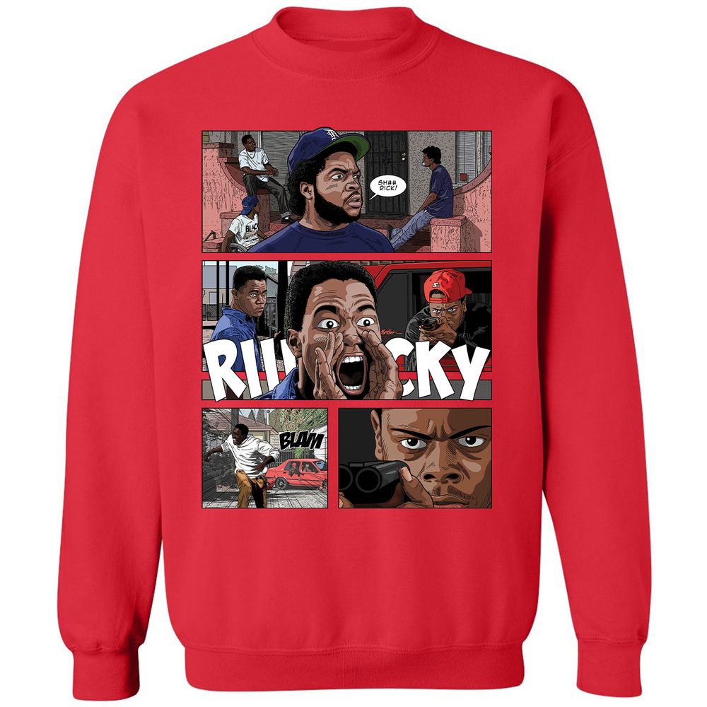 Classic Unisex Sweatshirt - D9G8AYT9 - Red - 5