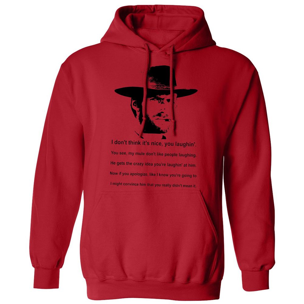Clint Eastwood Mule Quote - Red - 5