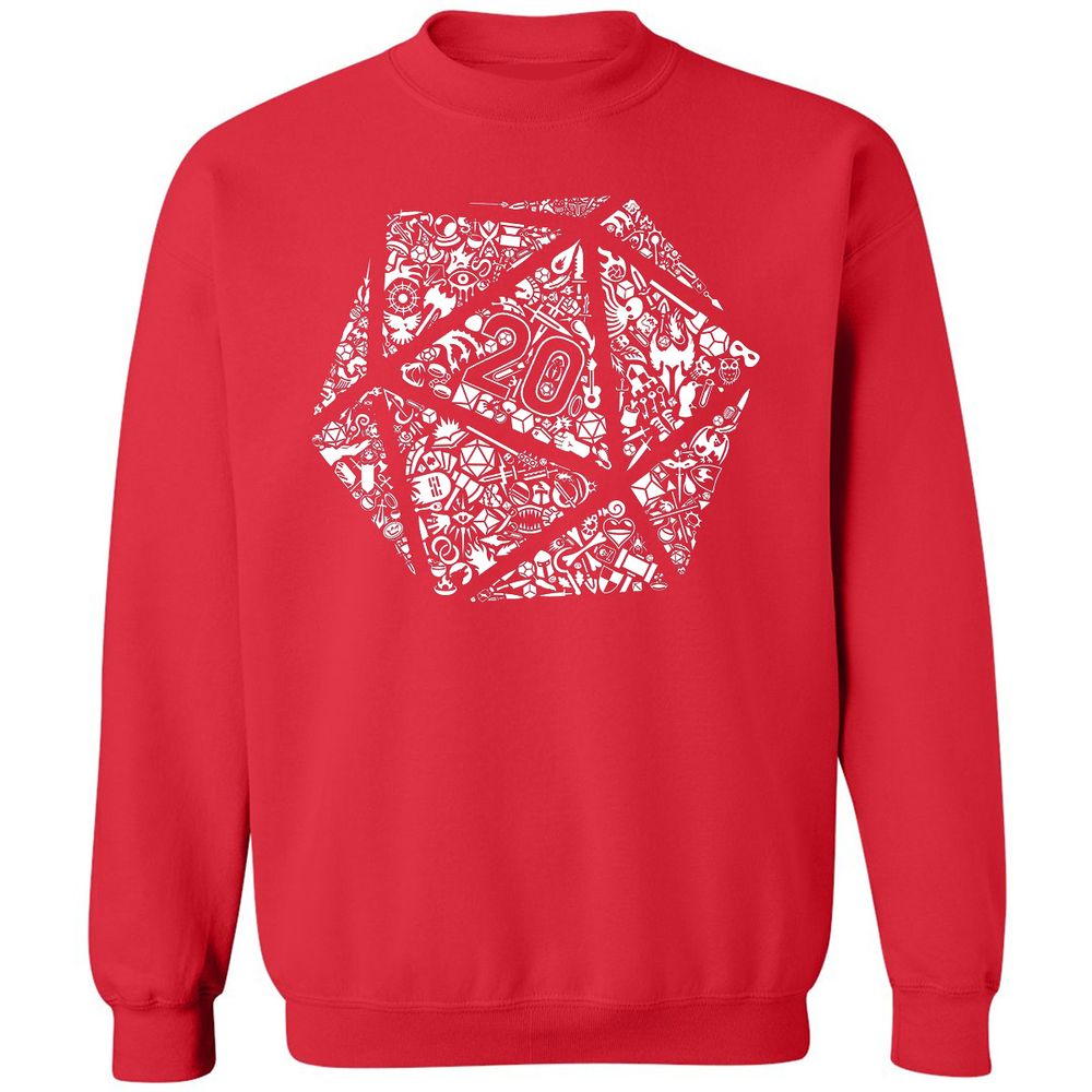Classic Unisex Sweatshirt - 9YFTJL3B - Red - 5