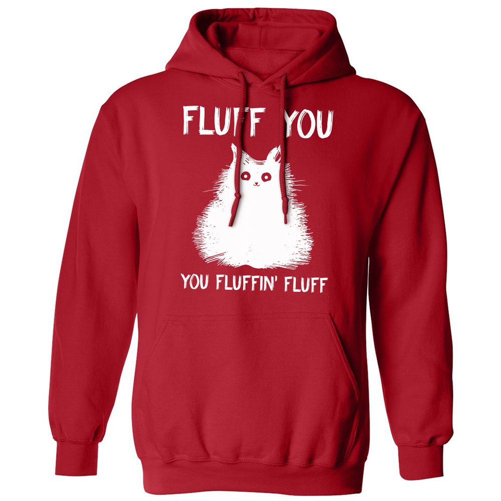 Classic Unisex Hoodie - UE5TJK9E - Red - 5