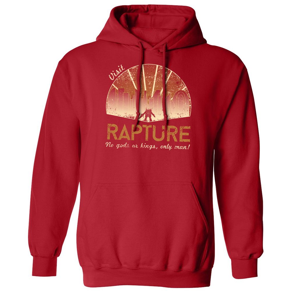 Classic Unisex Hoodie - PUSP7GWX - Red - 5