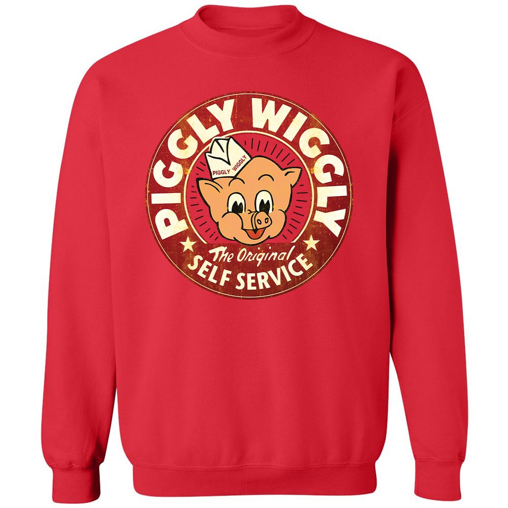 Classic Unisex Sweatshirt - LH272YV9 - Red - 5