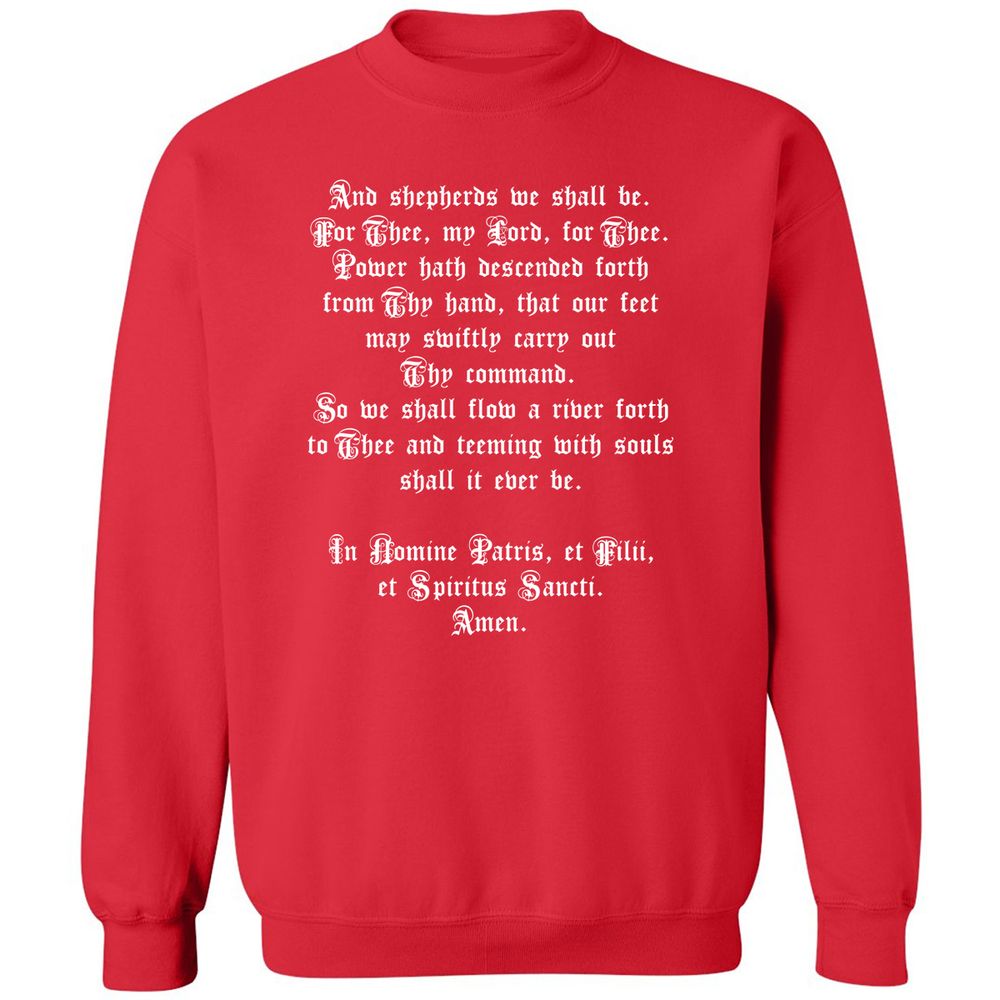 Classic Unisex Sweatshirt - XTQDX7H6 - Red - 5