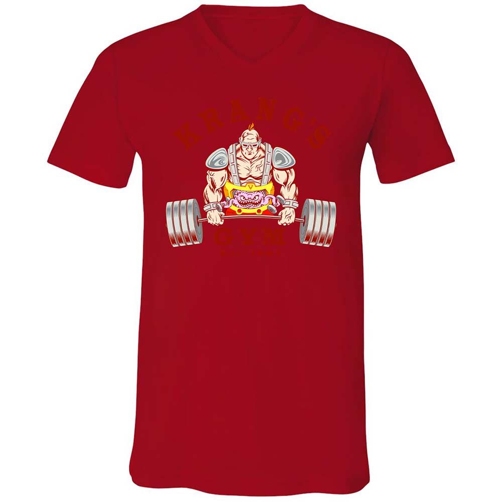 Unisex V-Neck T-Shirt - AM3SA4AU - Red - 5
