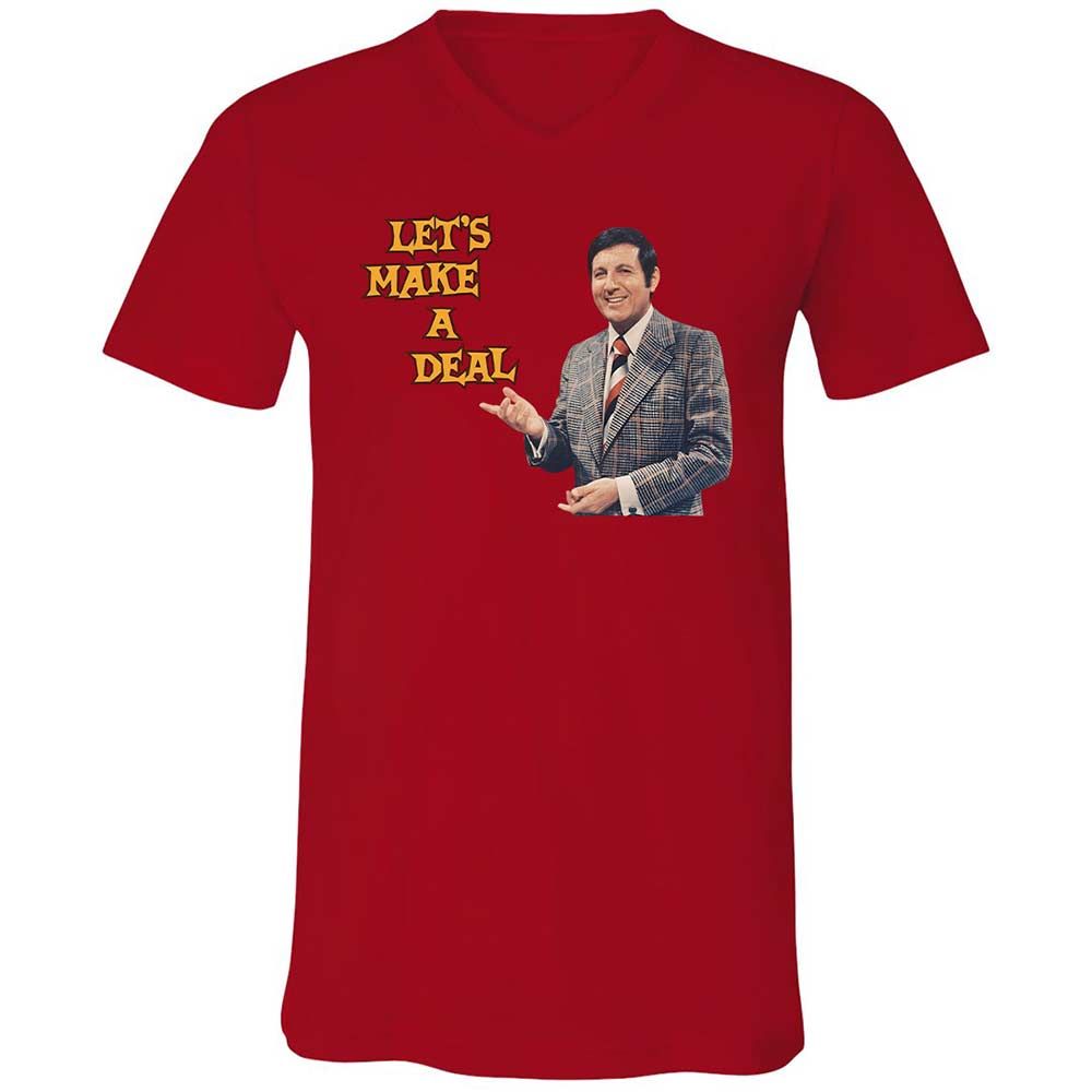 Unisex V-Neck T-Shirt - L3T36L9G - Red - 5