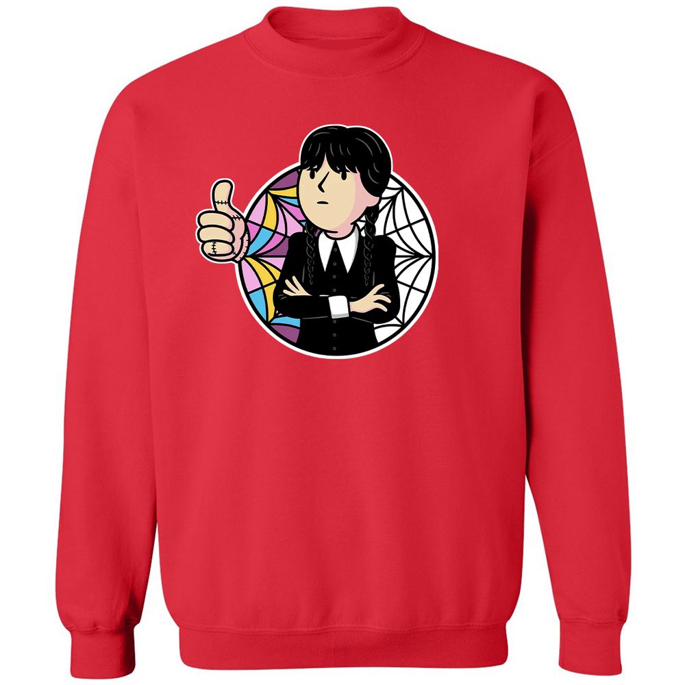Classic Unisex Sweatshirt - QNNGE6ZD - Red - 5