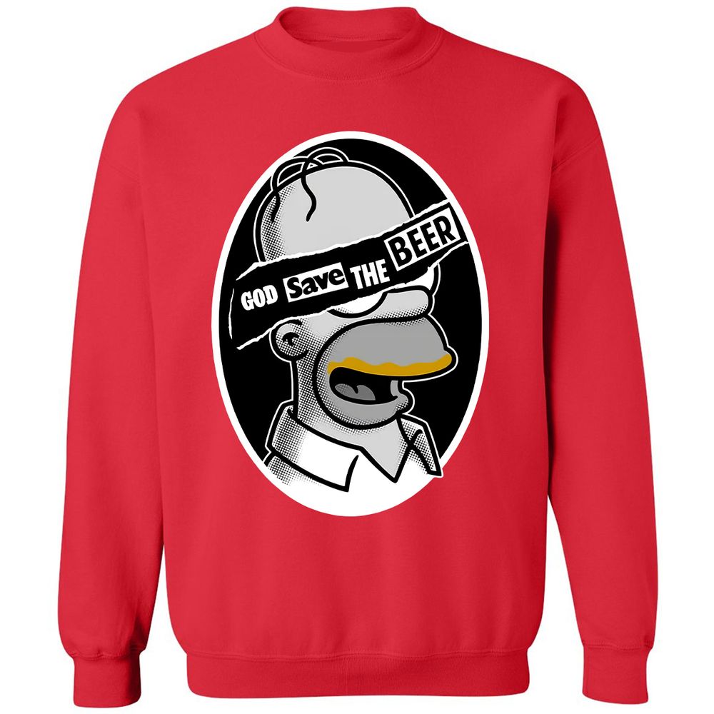 Classic Unisex Sweatshirt - G3NFZDVJ - Red - 5