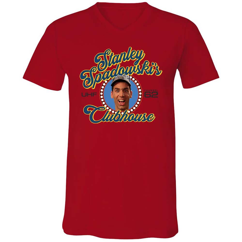 Unisex V-Neck T-Shirt - 3YQRUP86 - Red - 5