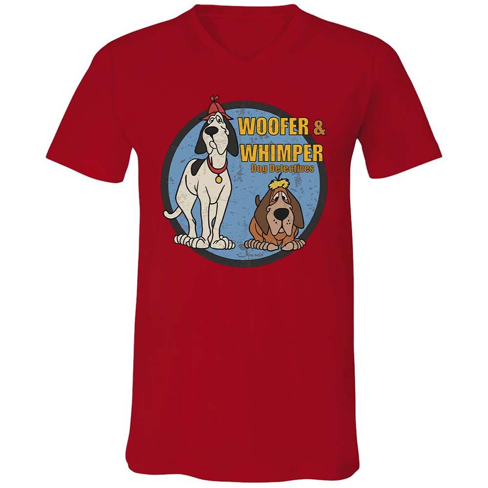 Unisex V-Neck T-Shirt - 46HHCJAX - Red - 5