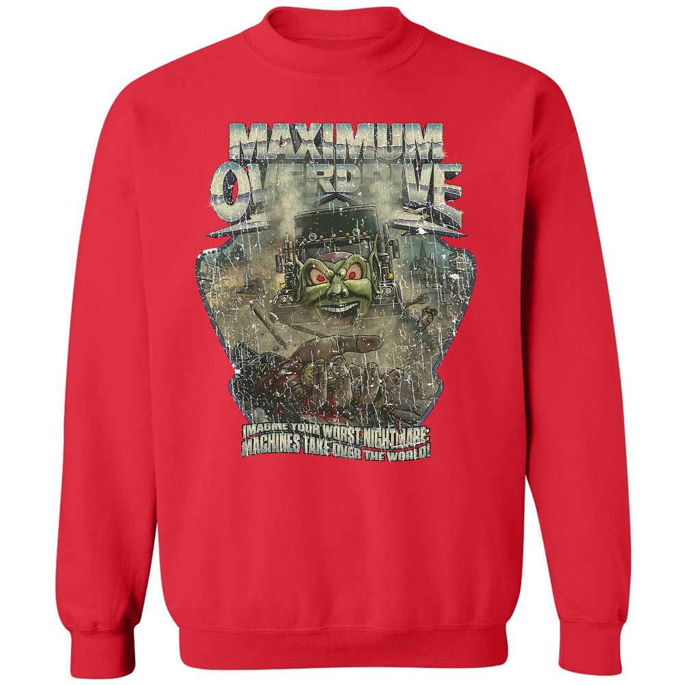 Classic Unisex Sweatshirt - H33BE4ZH - Red - 5