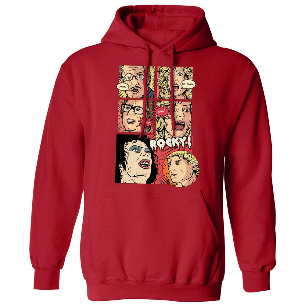 Classic Unisex Hoodie - F4FJFEMM - Red - 5