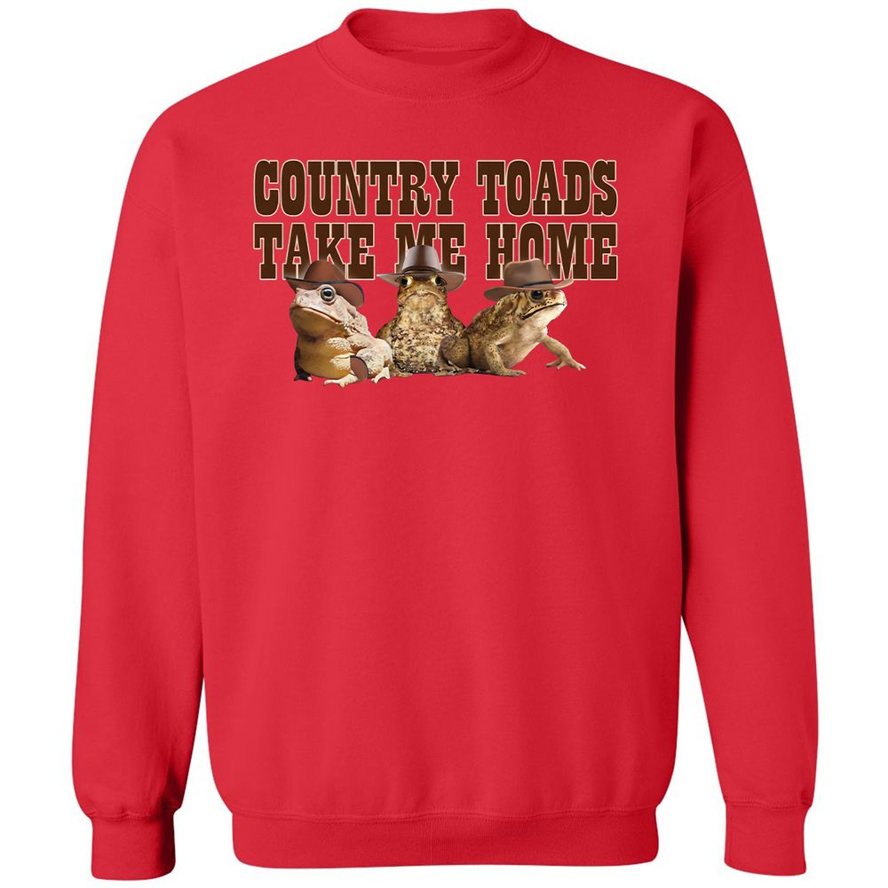 Country Toads Take Me Home - Red - 5